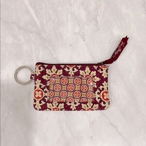 🔥Vera Bradley Red Floral coin bag🔥